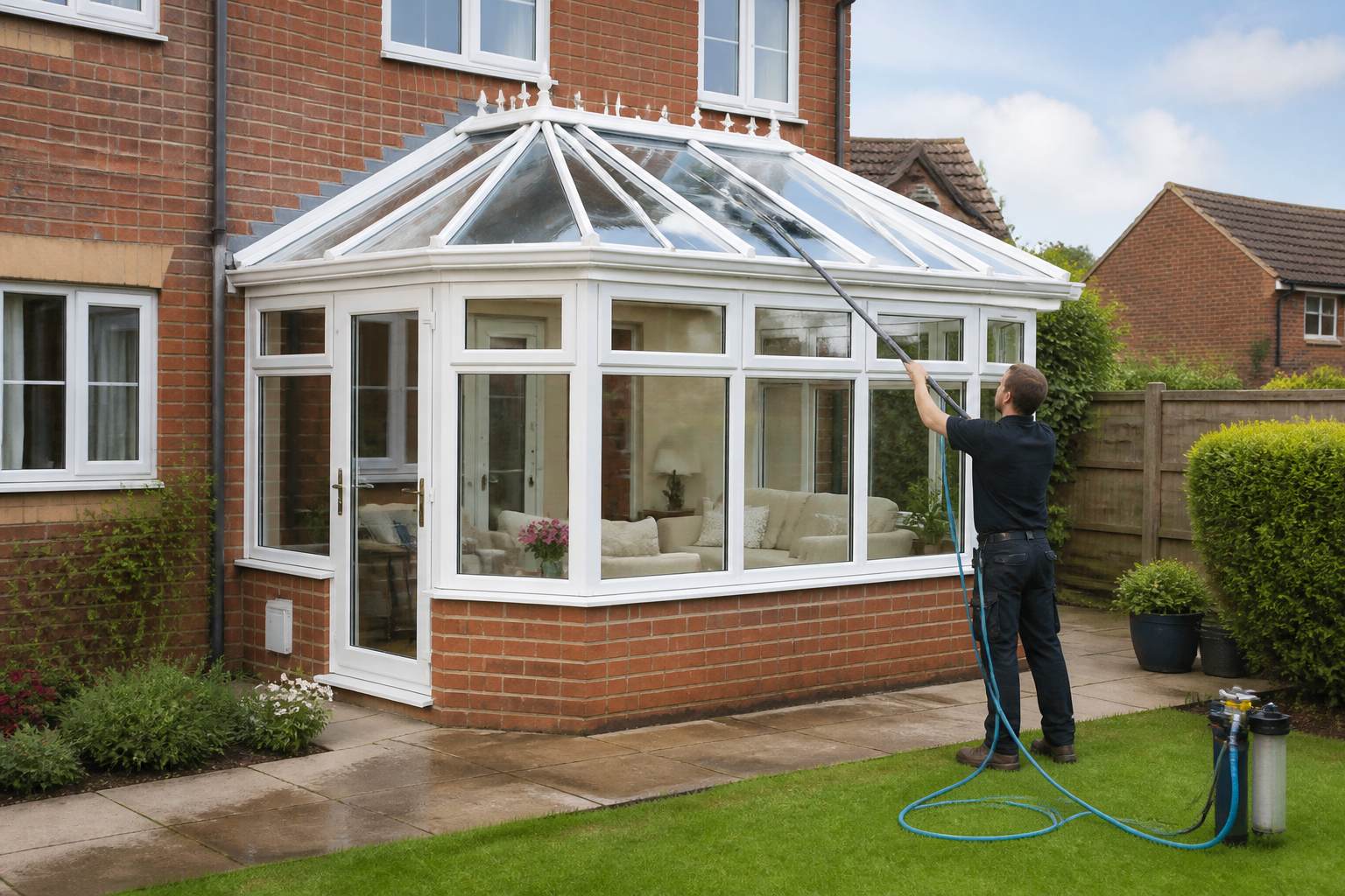 Example of a medium conservatory roof